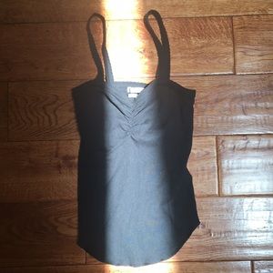 Black tank top